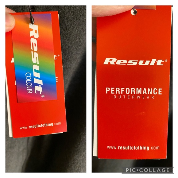 NWT Men’s XL Performance Outerwear by Result, color is Oxford Gray - Picture 10 of 15